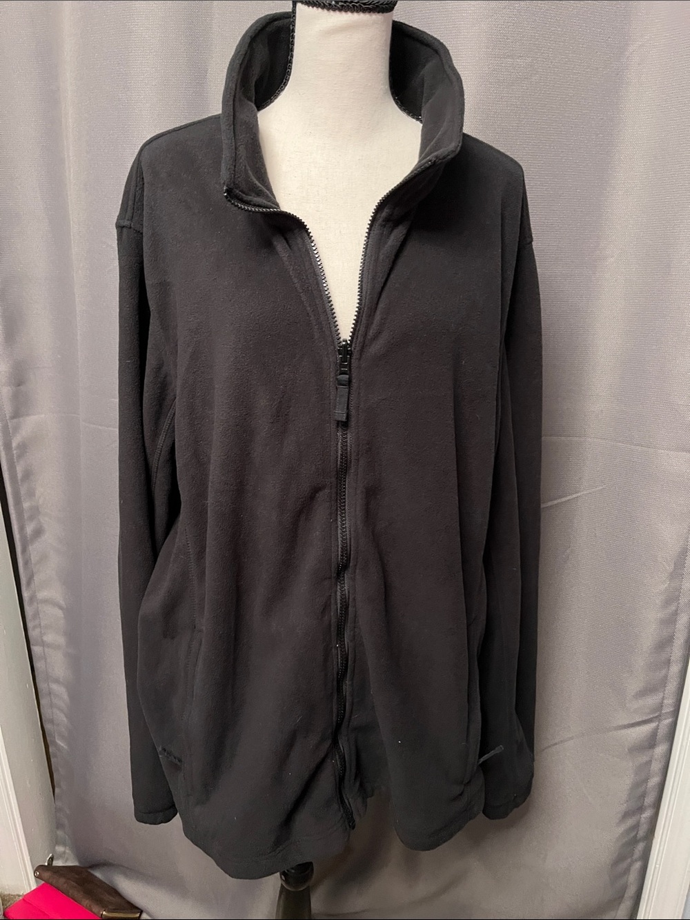 Lands' End Black Full-Zip Performance Jacket